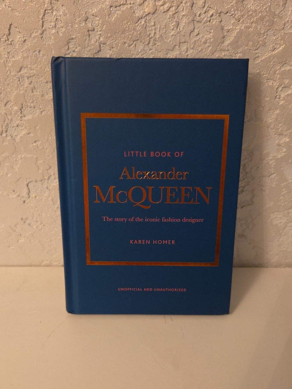 Alexander McQueen Little Book - Blue Decorative Hardcover